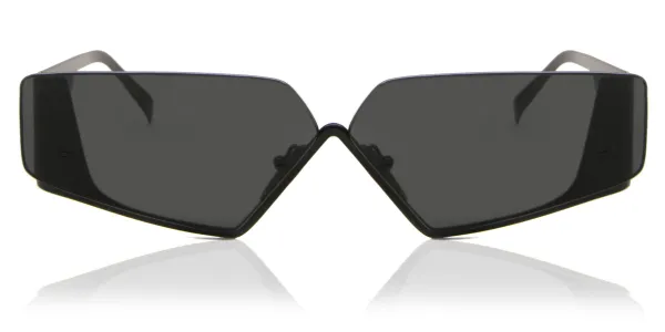 Prada PR 58ZS Asian Fit 1AB06L Men's Sunglasses Black Size 70