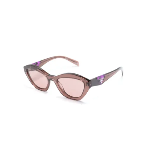 Prada , PR A02S 17O60B Sunglasses ,Brown female, Sizes: