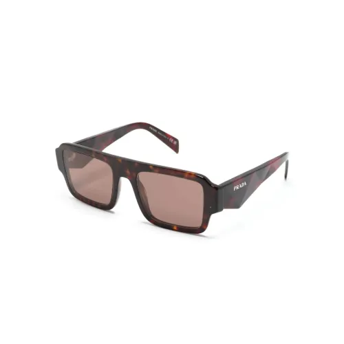 Prada , PR A05S 17N90B Sunglasses ,Brown male, Sizes: