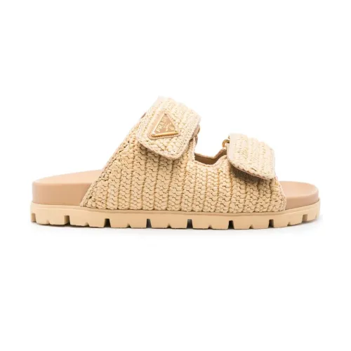Prada , Sandals ,Beige female, Sizes: