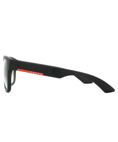Prada Sport Mens Sunglasses PS03QS DG00A7 Black Rubber Grey Gradient - One