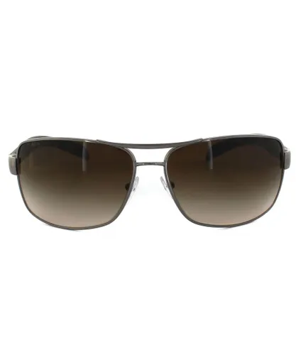 Prada Sport Womens Sunglasses 54IS 5AV6S1 Gunmetal Brown Gradient - Grey - One