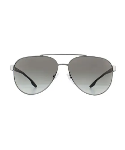 Prada Sport Womens Sunglasses PS54TS 5AV3M1 Gunmetal Grey Gradient - One
