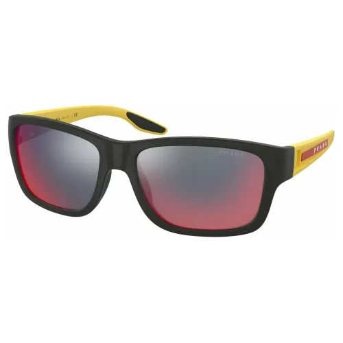 Prada , Stylish Men`s Sunglasses - Aviator Style ,Black male, Sizes: