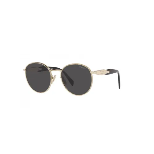 Prada , Stylish Round Sunglasses with Tinted Lenses ,Yellow male, Sizes: