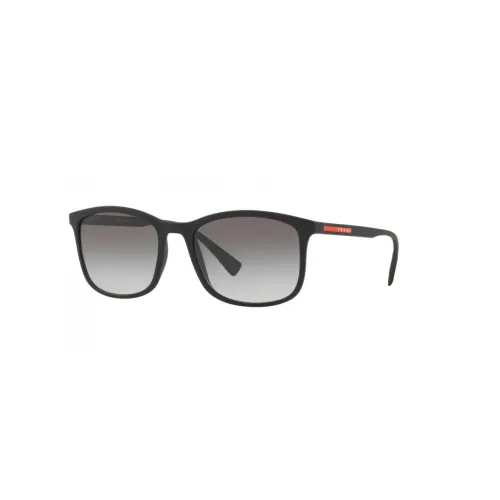 Prada , Stylish Sunglasses for Men - Prada Linea Rossa PR 01ts Dg00A7 ,Black male, Sizes: