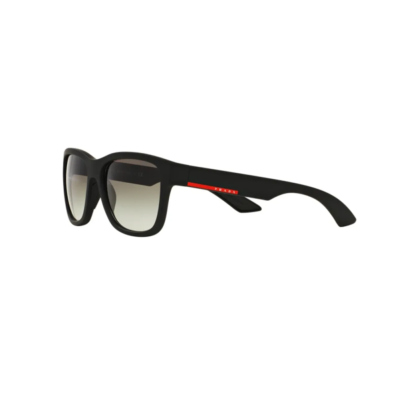 Prada , Stylish Sunglasses for Men - Red Line PS 03Qs ,Black male, Sizes: