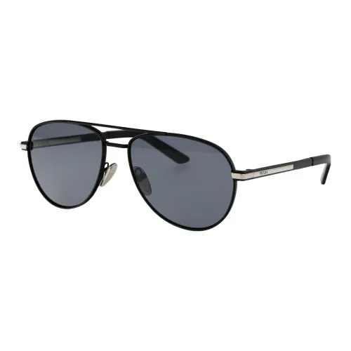 Prada , Stylish Sunglasses for Sunny Days ,Black male, Sizes:
