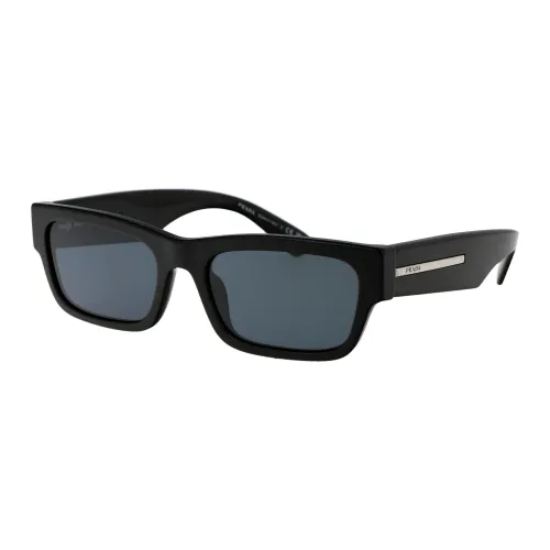 Prada , Stylish Sunglasses for Sunny Days ,Black male, Sizes: