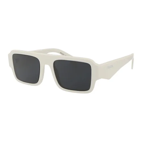 Prada , Stylish Sunglasses for Sunny Days ,White male, Sizes: