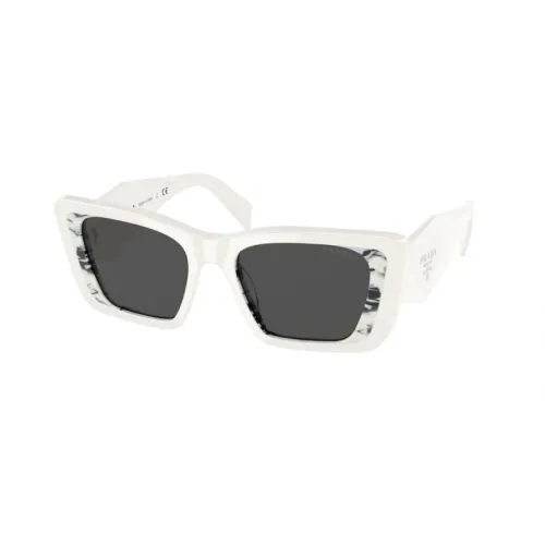 Prada , Stylish Sunglasses for Women ,White female, Sizes: