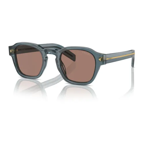 Prada , Stylish Sunglasses in Light Grey/Brown ,Gray male, Sizes: