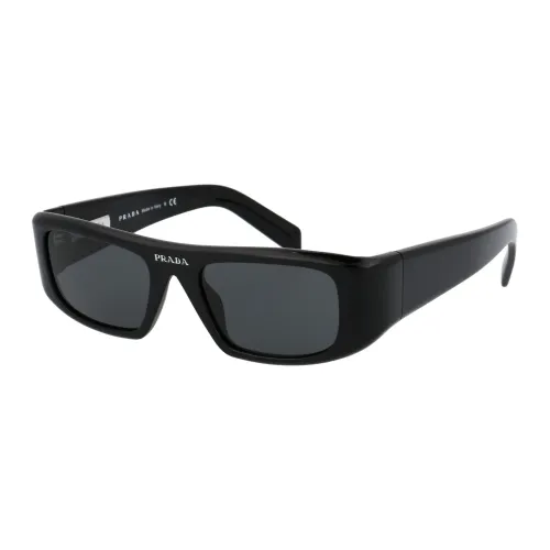 Prada , Stylish Sunglasses with 0PR 20Ws ,Black female, Sizes: