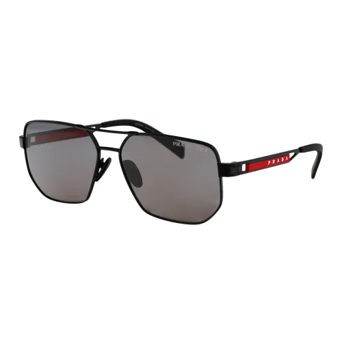 Prada , Stylish Sunglasses with 0PS 51Zs ,Black male, Sizes: