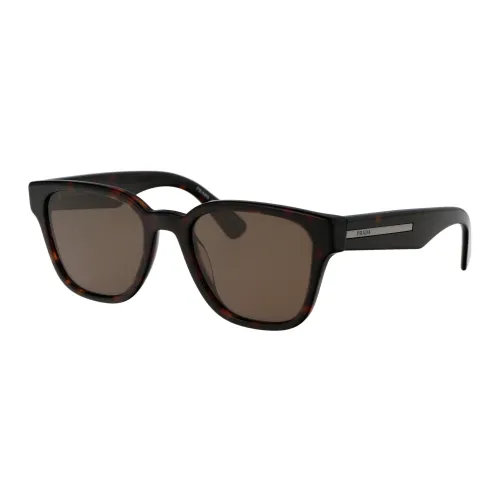 Prada , Stylish Sunglasses with A04S Design ,Brown male, Sizes:
