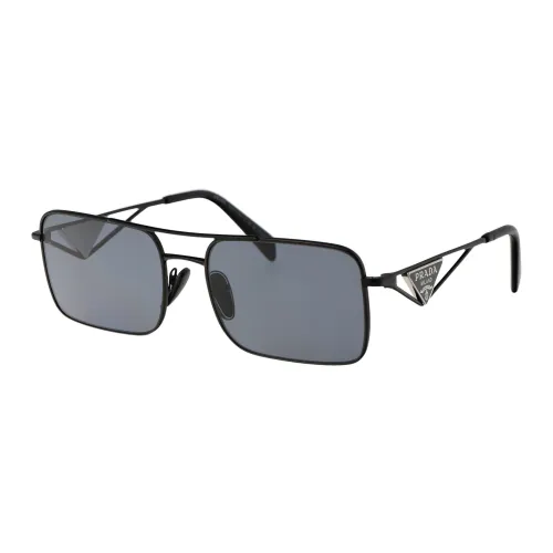 Prada , Stylish Sunglasses with Unique Design ,Black female, Sizes: