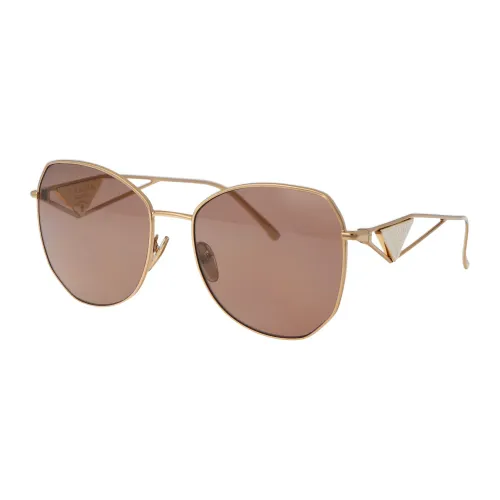 Prada , Stylish Sunglasses with Unique Design ,Yellow female, Sizes: