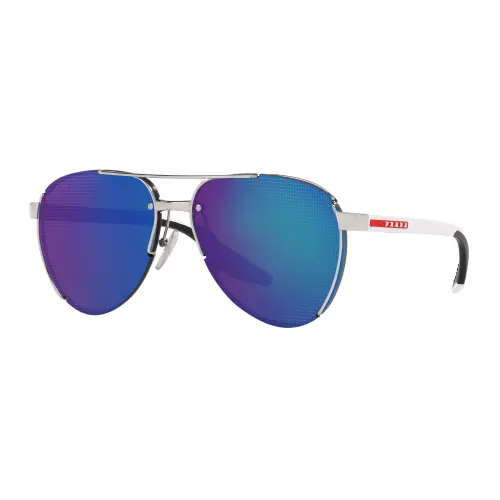 Prada , Sunglasses Prada Linea Rossa SPS 51Ys ,Gray male, Sizes: