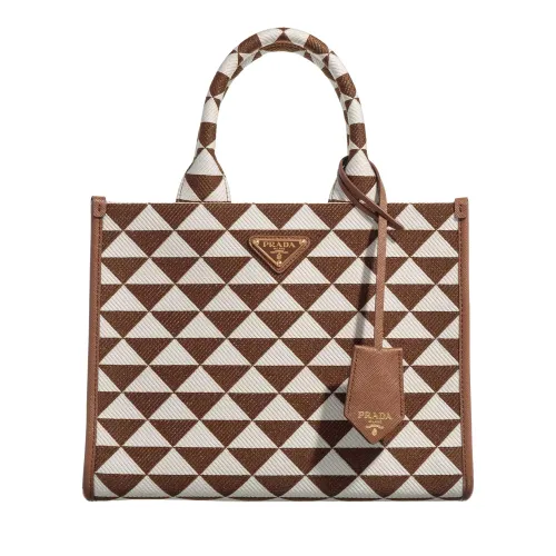 Prada Tote Bags - Symbole Mini Handbag - brown - Tote Bags for ladies