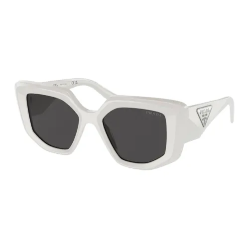 Prada , White Butterfly Sunglasses ,White female, Sizes: