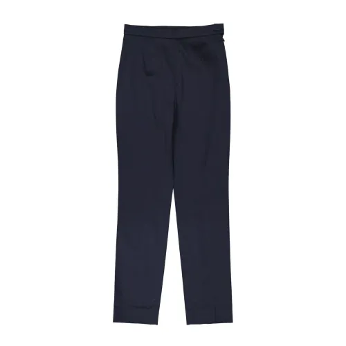 Prada , Womens Clothing Trousers Blue Ss22 ,Blue female, Sizes: