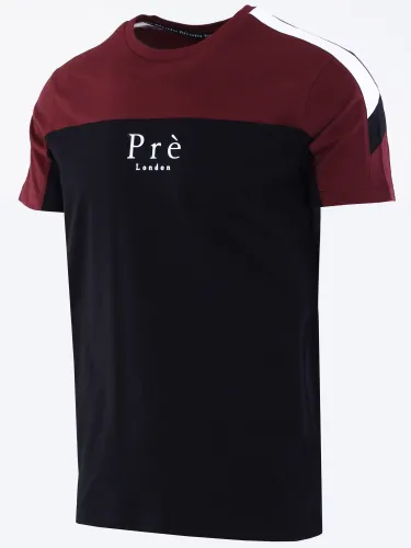 Pre London Black/Burgundy Milano T-Shirt