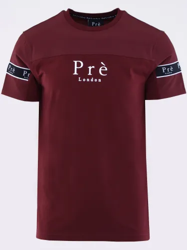 Pre London Burgundy Eclipse Nylon T-Shirt
