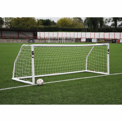 Precision Match Goal Posts 12' X 4' (bs 8462 Approved) - White Colour