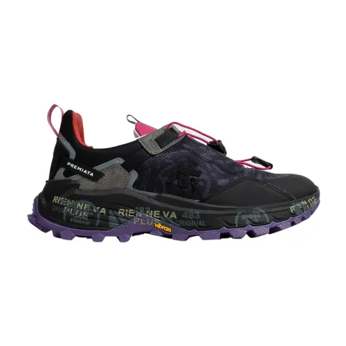 Premiata , High-Quality Women`s Sneakers for Every Occasion ,Black female, Sizes: