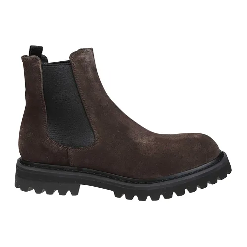 Premiata , Horse Chelsea Boots Rain ,Brown male, Sizes: