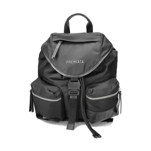 Premiata , LYN 2100 Compact Nylon Backpack ,Black male, Sizes: ONE SIZE