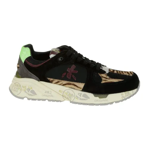 Premiata , Stylish Women`s Sneakers with Comfortable Fit ,Black female, Sizes:
