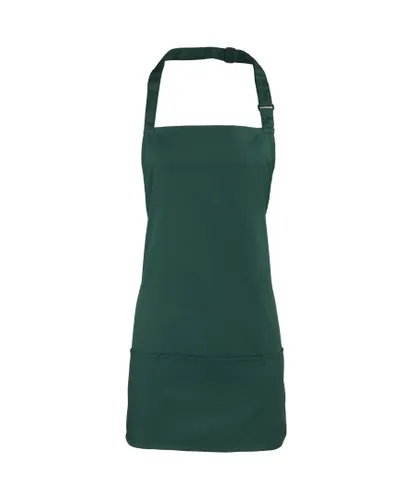 Premier Colours 2-in-1 Apron (Pack of 2) (Bottle) - Green - One Size