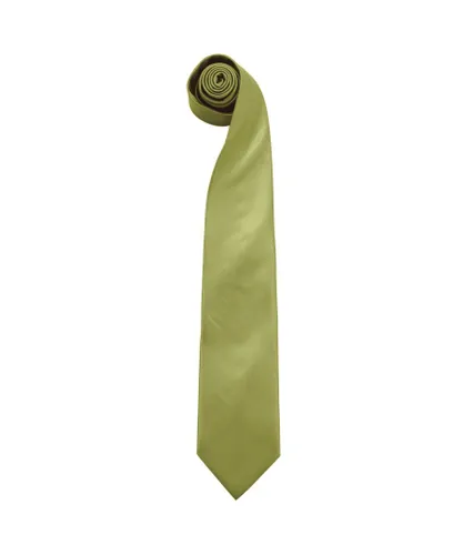 Premier Mens “Colours” Plain Fashion / Business Tie (Pack of 2) (Grass) - Green - One