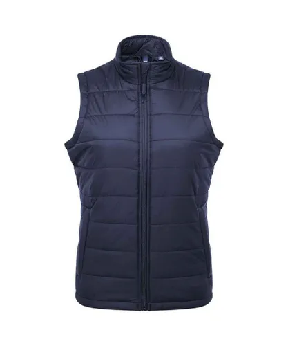 Premier Womens/Ladies Recyclight Padded Gilet (Navy)