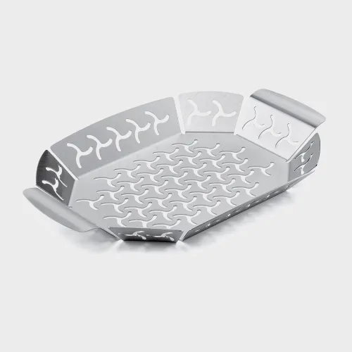 Premium Grilling Basket (Small), Silver