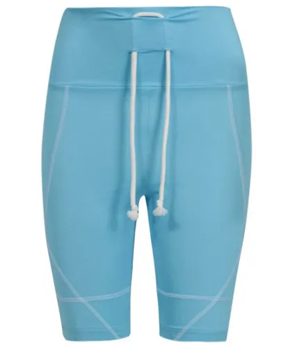 Pretty Little Thing Womens Lycra Fitness Cycling Shorts - Blue