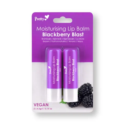 Pretty Moisturising Lip Balm – Blackberry Blast