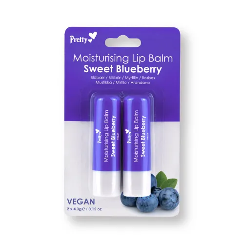 Pretty Moisturising Lip Balm – Sweet Blueberry