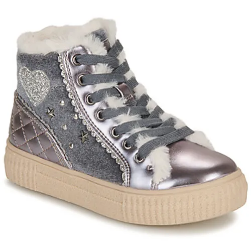 Primigi  GIRL ALPHA  girls's Children's Shoes (High-top Trainers) in Silver