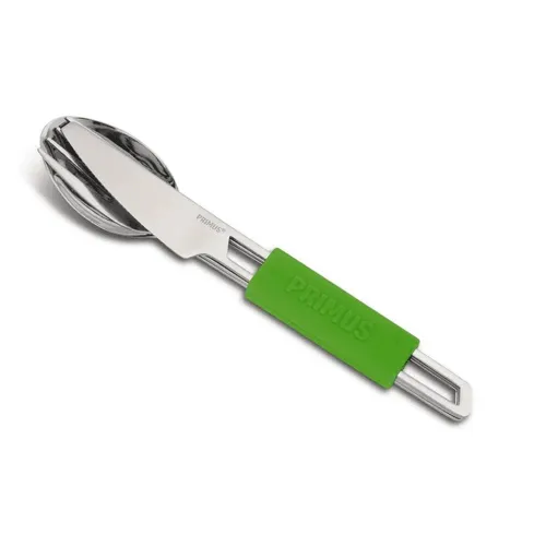Primus Leisure Cutlery Stainless Steel: Green Colour: Green