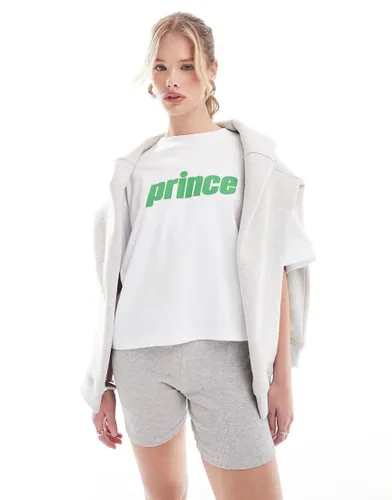 Prince branded t-shirt with logo in white
