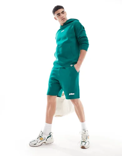 Prince co-ord logo sweat shorts in dark green