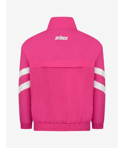 Prince Girls Baseline Track Jacket - Pink