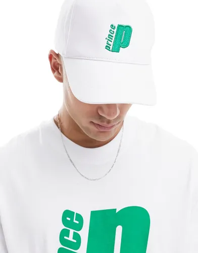 Prince logo front cap in white