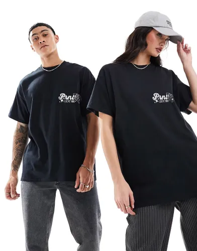 PRNT x ASOS Prnt studio t shirt graphic tshirt in black