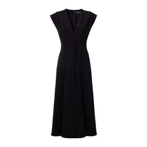 Proenza Schouler , Black Viscose Crepe Dress ,Black female, Sizes: