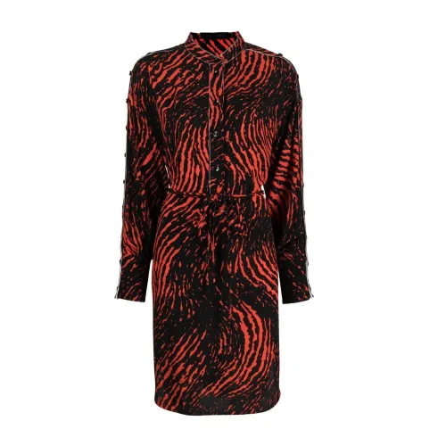 Proenza Schouler , Red Spiral Maxi Dress ,Multicolor female, Sizes: