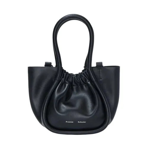 Proenza Schouler , Ruched Tote Bag ,Black female, Sizes: ONE SIZE