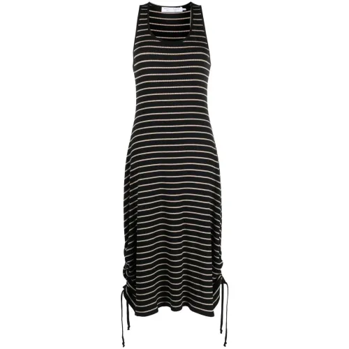Proenza Schouler , Stripe rib sleeveless dress ,Multicolor female, Sizes: